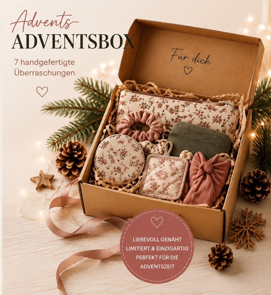 🎄 Adventsbox 2026 – 7 handgemachte Unikate & kleine Überraschungen