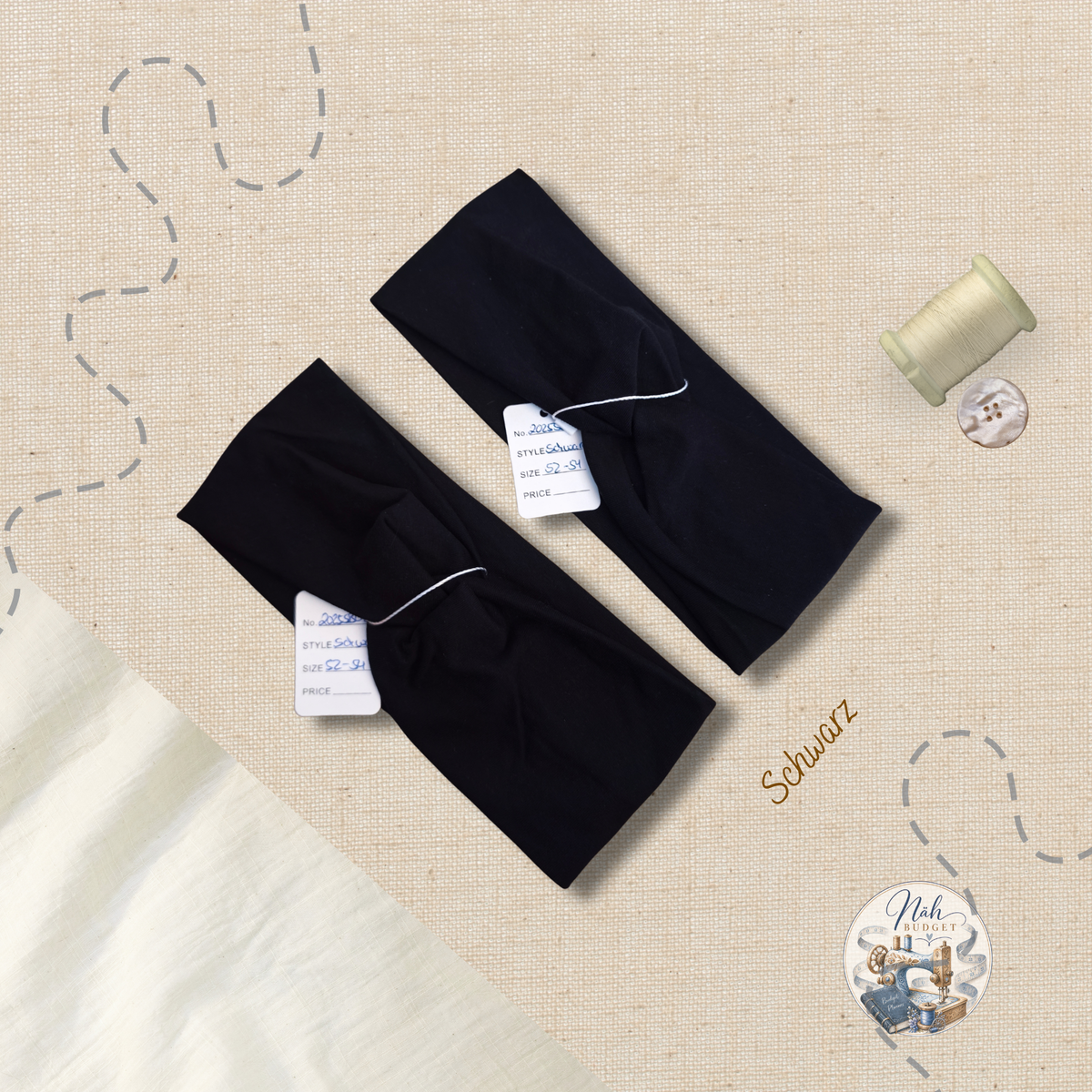 Handgefertigtes Stirnband aus Jersey