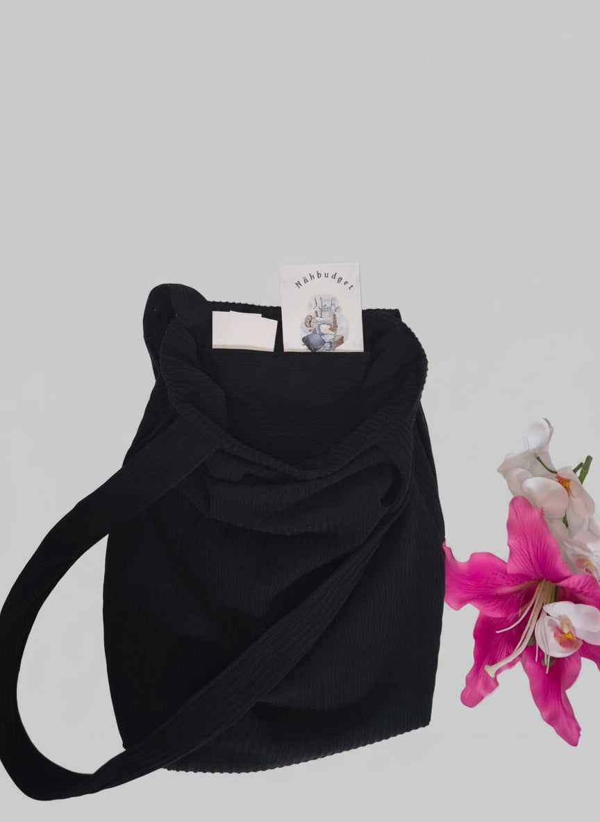 Design-Stofftasche „Jinny“ & „Lucky“ – Dein Shopper in Beige, Schwarz, Rosa
