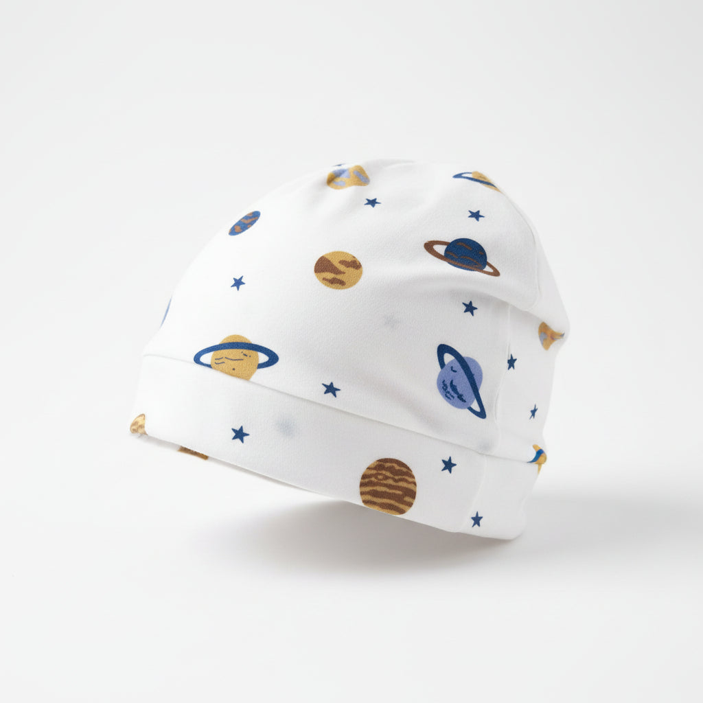 Komfort Jersey-Beanie – Von Baby bis Erwachsen (Kopfumfang 37–60 cm)
