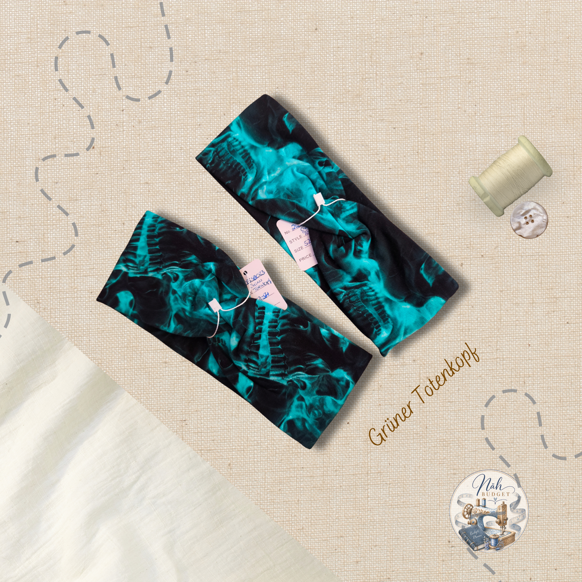Handgefertigtes Stirnband aus Jersey