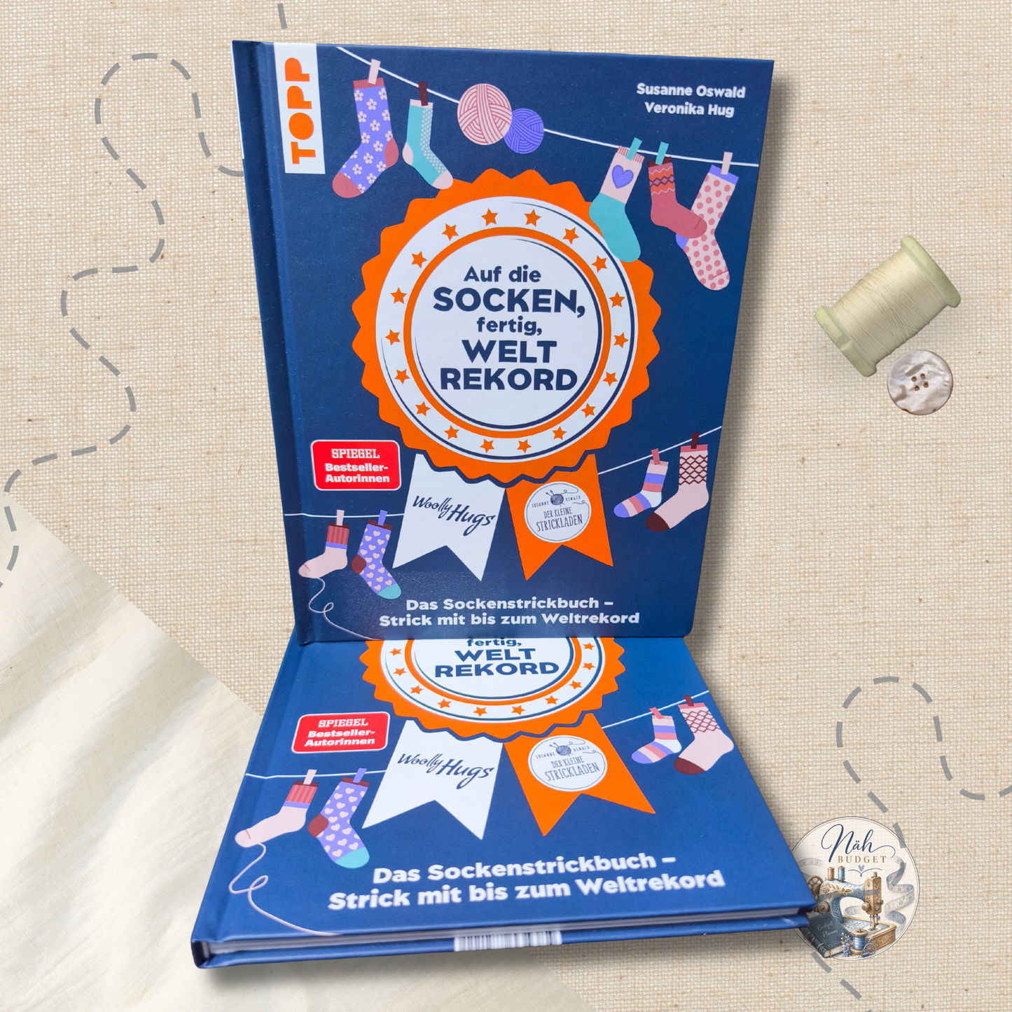 Woolly Hugs Weltrekord Sockenwolle – 4-fach | Verschiedene Farben | 100 g I