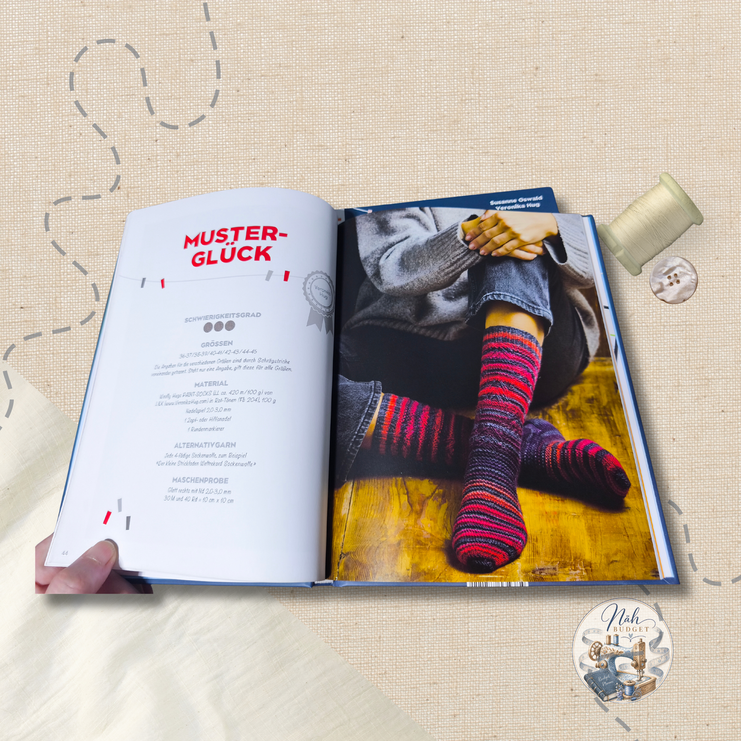 Woolly Hugs Weltrekord Sockenwolle – 4-fach | Verschiedene Farben | 100 g I