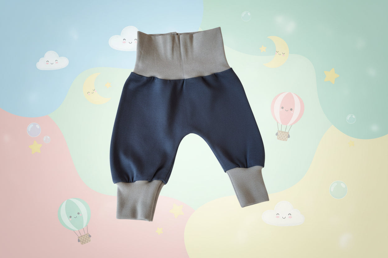 Mitwachshose aus French Terry – Bequem durch jeden Tag