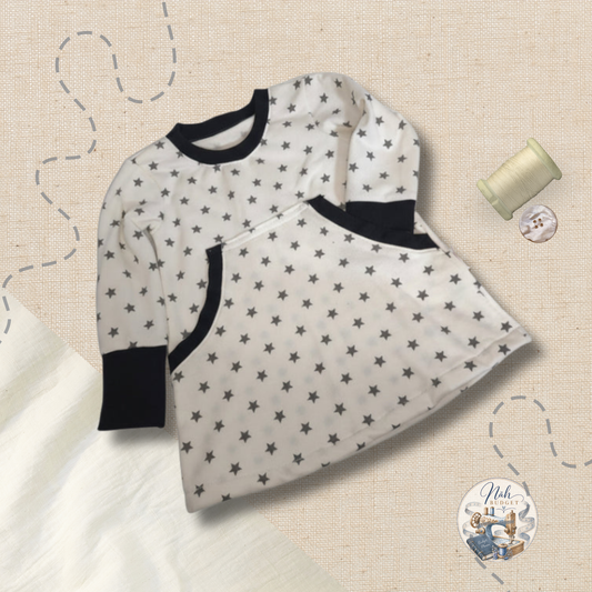Sweatkleid für Kinder mit Bauchtasche