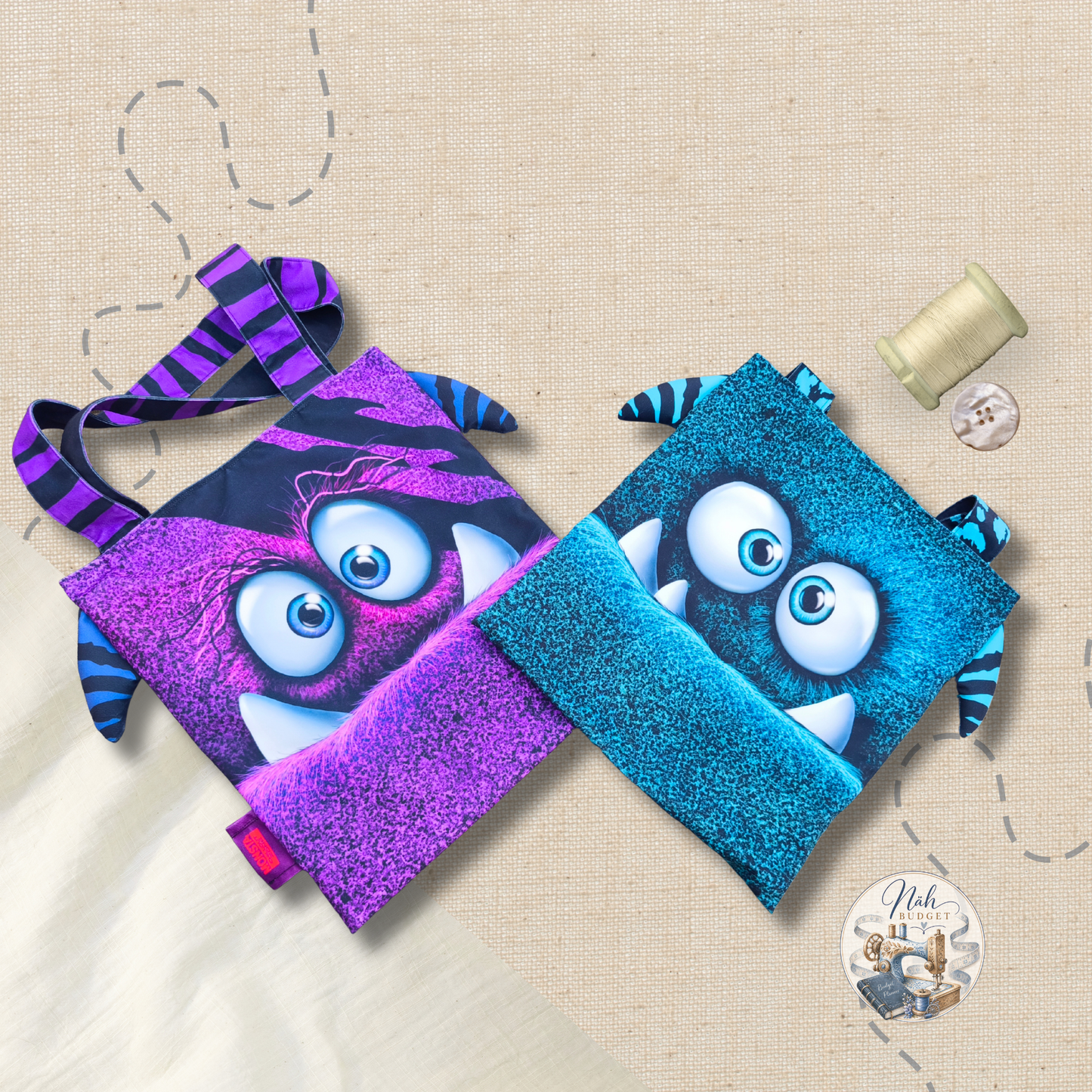 Monsta Bags DIY-Panel – Samtpanel für eine Monstertasche – by Thorsten Berger | Swafing