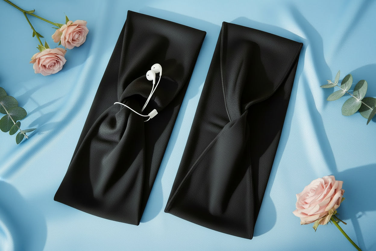 Handgefertigtes Stirnband aus Jersey